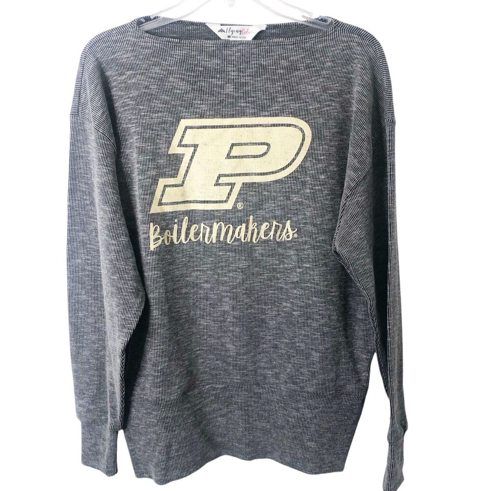Flying Colors NWT Women's Purdue Boilermakers Rib Knit Tunic Size Small